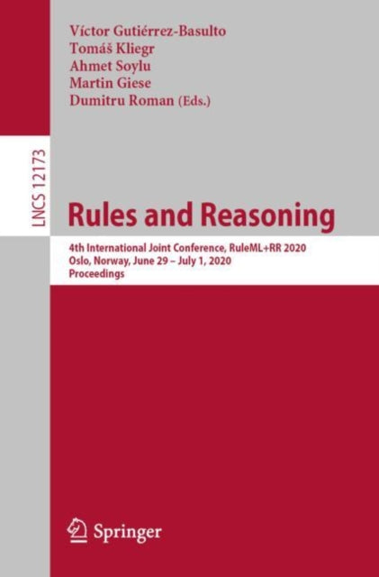 Book cover of: Rules and Reasoning. By: Víctor Gutiérrez-Basulto