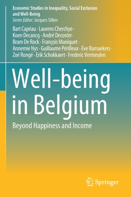 Book cover of: Well-being in Belgium. By: Bart Capéau