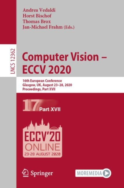 Book cover of: Computer Vision – ECCV 2020. By: Andrea Vedaldi