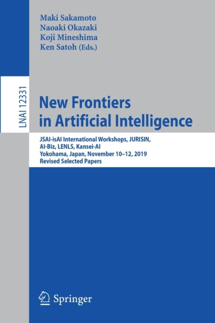 Book cover of: New Frontiers in Artificial Intelligence. By: Maki Sakamoto
