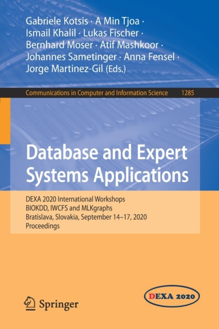 Book cover of: Database and Expert Systems Applications. By: Gabriele Kotsis