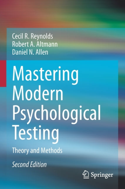Book cover of: Mastering Modern Psychological Testing. By: Cecil R. Reynolds