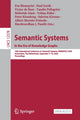 Book cover of: Semantic Systems. In the Era of Knowledge Graphs. By: Eva Blomqvist