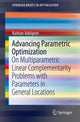 Book cover of: Advancing Parametric Optimization. By: Nathan Adelgren