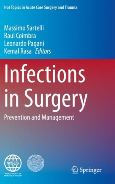 Book cover of: Infections in Surgery. By: Massimo Sartelli