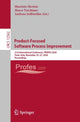Book cover of: Product-Focused Software Process Improvement. By: Maurizio Morisio