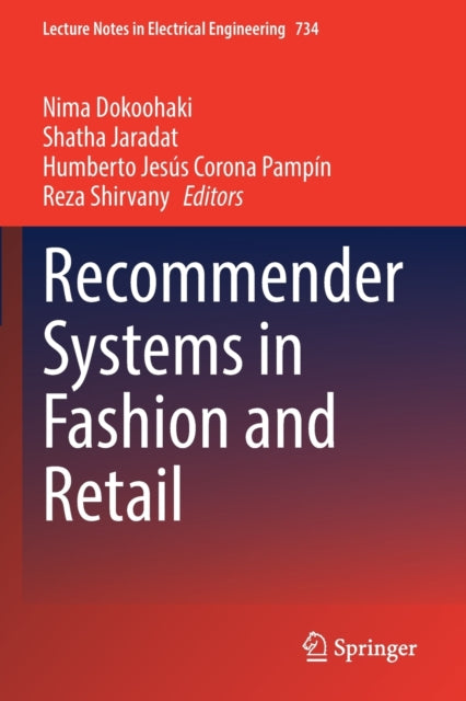 Book cover of: Recommender Systems in Fashion and Retail. By: Nima Dokoohaki