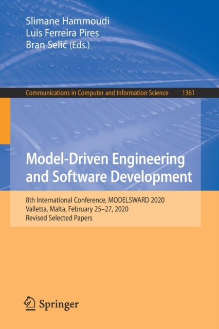 Book cover of: Model-Driven Engineering and Software Development. By: Slimane Hammoudi