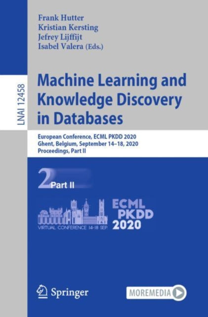 Book cover of: Machine Learning and Knowledge Discovery in Databases. By: Tijl De Bie