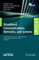 Book cover of: Broadband Communications, Networks, and Systems. By: Honghao Gao
