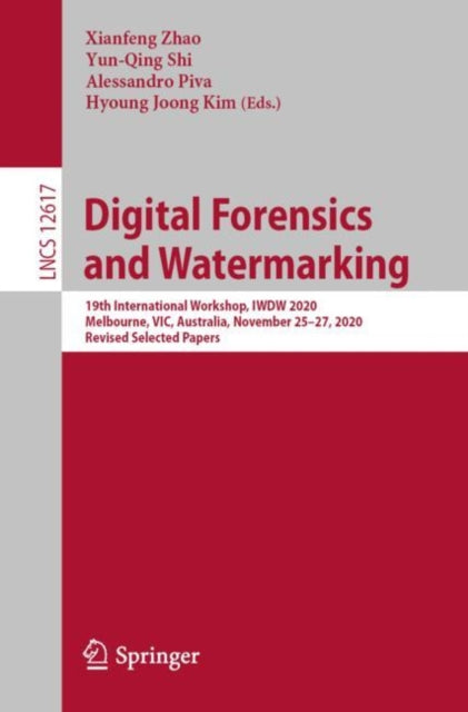 Book cover of: Digital Forensics and Watermarking. By: Xianfeng Zhao