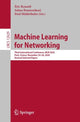 Book cover of: Machine Learning for Networking. By: Éric Renault
