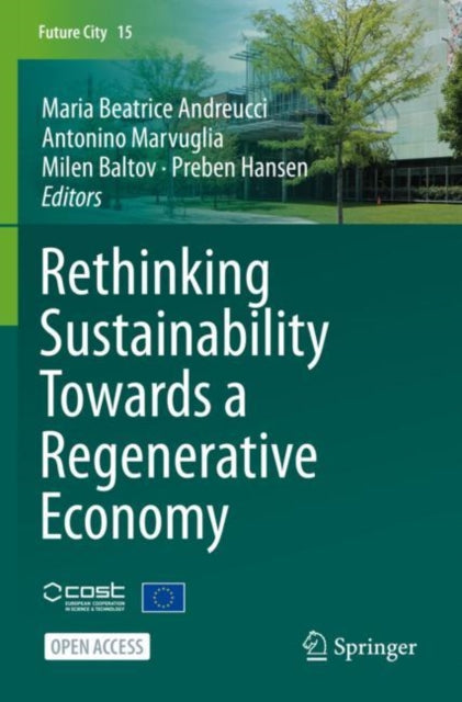 Book cover of: Rethinking Sustainability Towards a Regenerative Economy. By: Maria Beatrice Andreucci