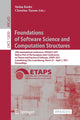 Book cover of: Foundations of Software Science and Computation Structures. By: Stefan Kiefer