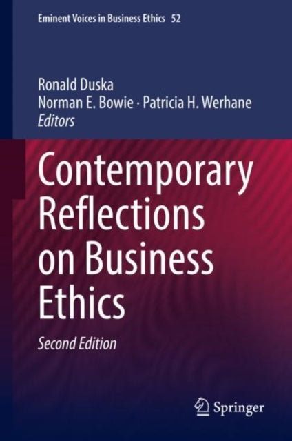 Book cover of: Contemporary Reflections on Business Ethics. By: Ronald Duska