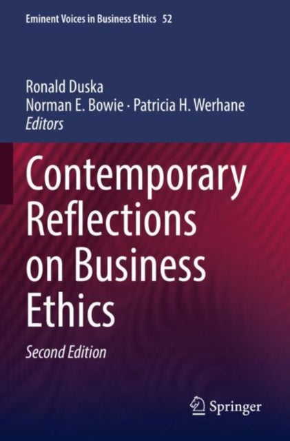 Book cover of: Contemporary Reflections on Business Ethics. By: Norman E. Bowie