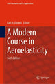 Book cover of: Modern Course in Aeroelasticity. By: Earl H. Dowell