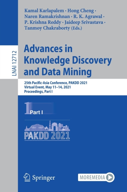 Book cover of: Advances in Knowledge Discovery and Data Mining. By: Kamal Karlapalem