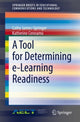 Book cover of: Tool for Determining e-Learning Readiness. By: Cathy James-Springer
