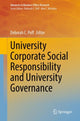 Book cover of: University Corporate Social Responsibility and University Governance. By: Deborah Poff