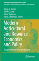 Book cover of: Modern Agricultural and Resource Economics and Policy. By: Harry De Gorter