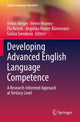 Book cover of: Developing Advanced English Language Competence. By: Armin Berger