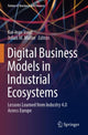 Book cover of: Digital Business Models in Industrial Ecosystems. By: Kai-Ingo Voigt