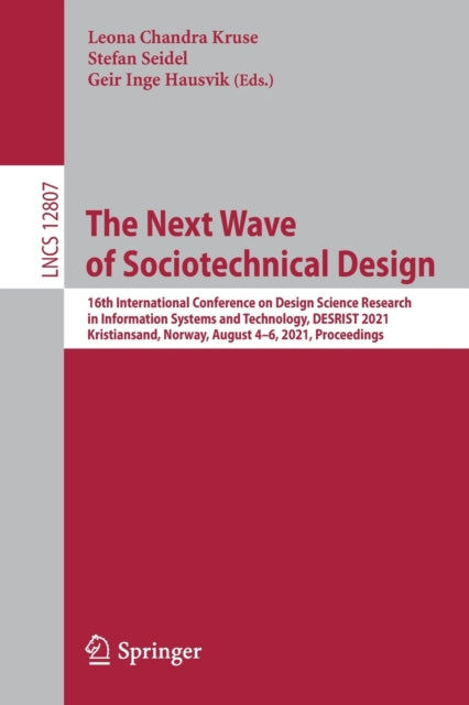 Book cover of: Next Wave of Sociotechnical Design. By: Leona Chandra Cruse