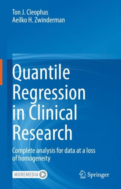 Book cover of: Quantile Regression in Clinical Research. By: Ton J. Cleophas