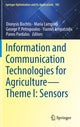 Book cover of: Information and Communication Technologies for Agriculture—Theme I: Sensors. By: Dionysis Bochtis