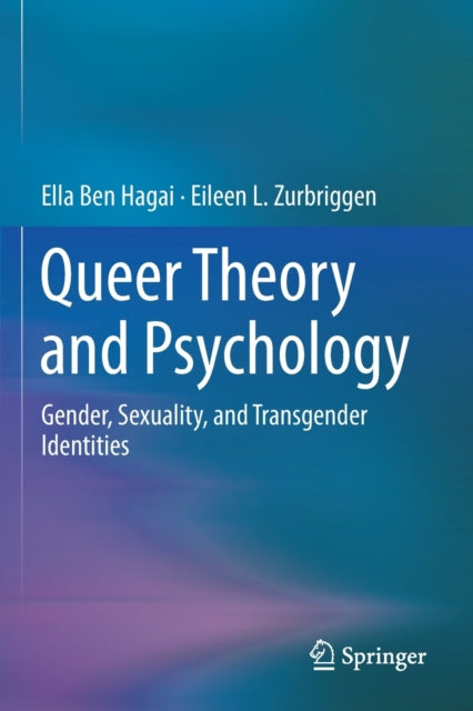 Book cover of: Queer Theory and Psychology. By: Ella Ben Hagai