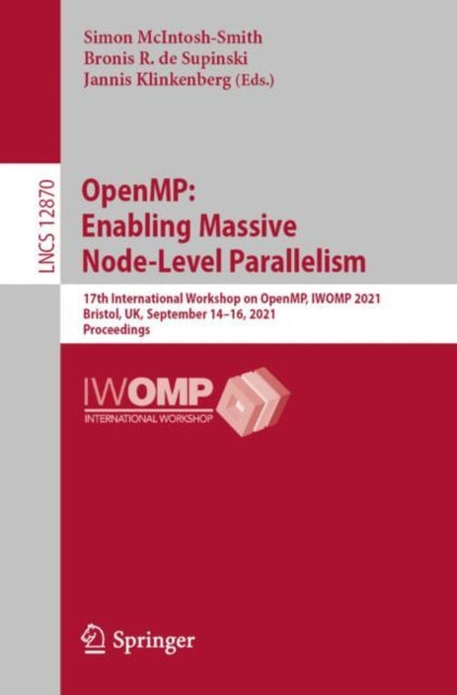 Book cover of: OpenMP: Enabling Massive Node-Level Parallelism. By: Simon McIntosh-Smith