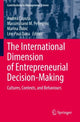 Book cover of: International Dimension of Entrepreneurial Decision-Making. By: Andrea Caputo