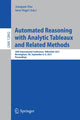 Book cover of: Automated Reasoning with Analytic Tableaux and Related Methods. By: Anupam Das