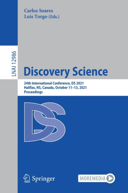 Book cover of: Discovery Science. By: Carlos Soares