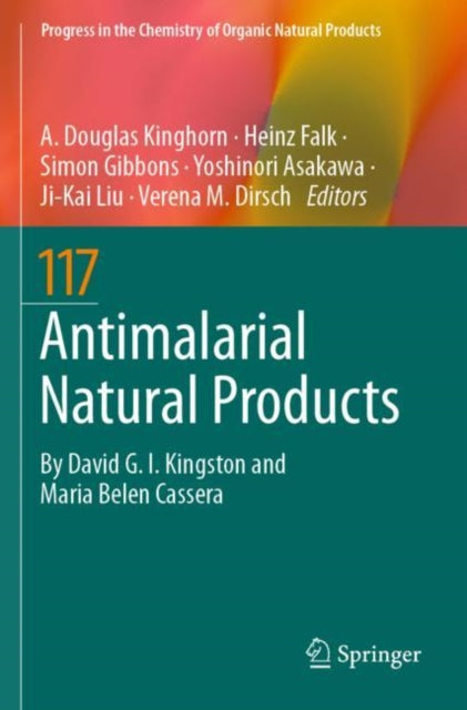 Book cover of: Antimalarial Natural Products. By: A. Douglas Kinghorn