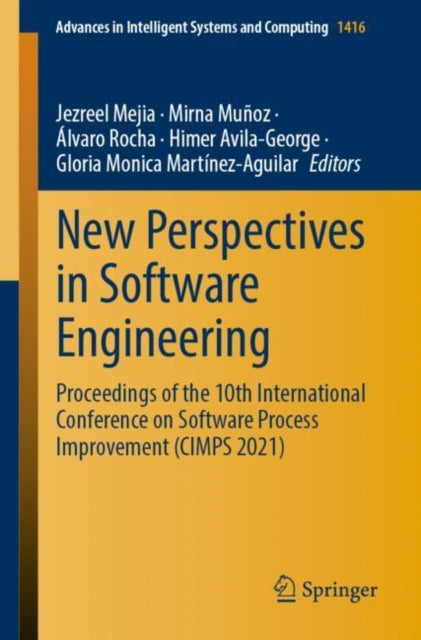 Book cover of: New Perspectives in Software Engineering. By: Jezreel Mejia