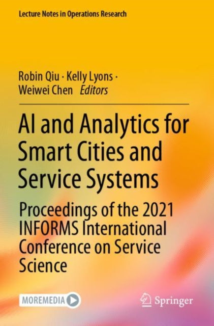 Book cover of: AI and Analytics for Smart Cities and Service Systems. By: Robin Qiu