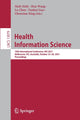 Book cover of: Health Information Science. By: Siuly Siuly