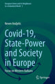 Book cover of: Covid-19, State-Power and Society in Europe. By: Neven Andjelic