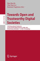 Book cover of: Towards Open and Trustworthy Digital Societies. By: Hao-Ren Ke