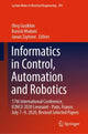 Book cover of: Informatics in Control, Automation and Robotics. By: Oleg Gusikhin