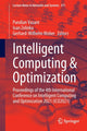 Book cover of: Intelligent Computing & Optimization. By: Pandian Vasant