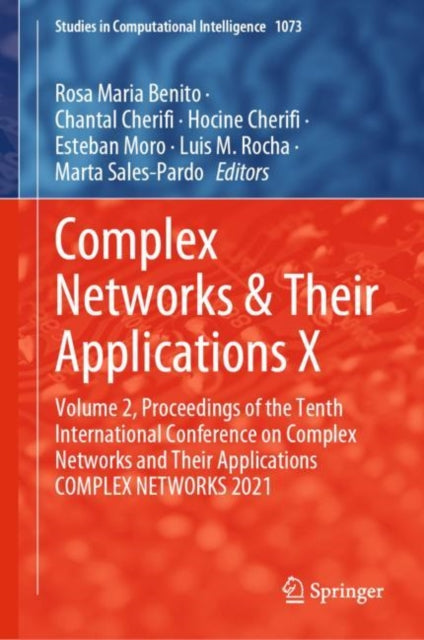 Book cover of: Complex Networks & Their Applications X. By: Rosa María Benito