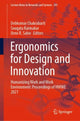 Book cover of: Ergonomics for Design and Innovation. By: Debkumar Chakrabarti