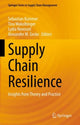 Book cover of: Supply Chain Resilience. By: Sebastian Kummer