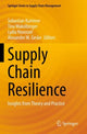 Book cover of: Supply Chain Resilience. By: Sebastian Kummer