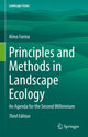 Book cover of: Principles and Methods in Landscape Ecology. By: Almo Farina