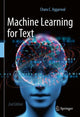 Book cover of: Machine Learning for Text. By: Charu Aggarwal