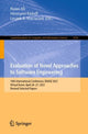 Book cover of: Evaluation of Novel Approaches to Software Engineering. By: Raian Ali